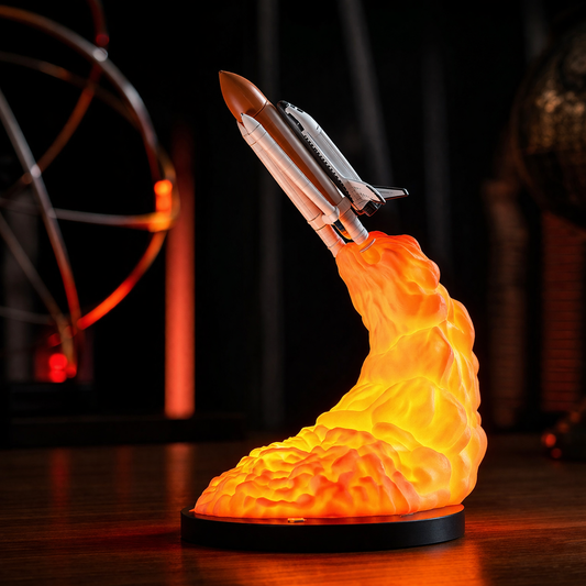 3D Print Rocket Night Lamp Rocket Space Shuttle Lamp Desktop