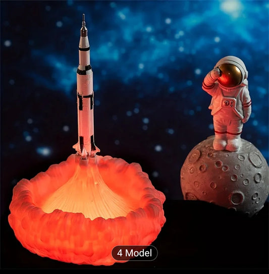 Night Lights, Ambient Lights, Rocket Lamps, Creative Ornaments, Casual Gifts, Innovative Night Lamps
